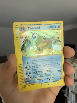 Politoed H23/H32 Skyridge Holo Rare LP-EXC English Wotc Vintage Pokemon - Image 3