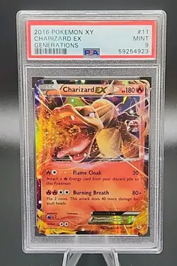 PSA 9 Mint 2016 Pokemon XY Generations Charizard EX 11/83 - Image 1