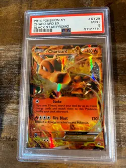 POKEMON 2014 Black Star Promo XY CHARIZARD EX #XY29 PSA 9 Mint RARE - Image 1