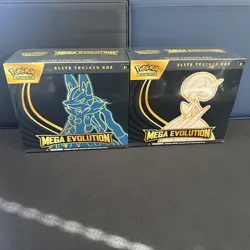 Pokemon Mega Evolution Elite Trainer Box ETB Set of 2 Sealed - Image 1
