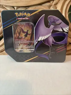 Pokemon TCG Crown Zenith Galarian Articuno Full Tin New and Sealed - Image 1
