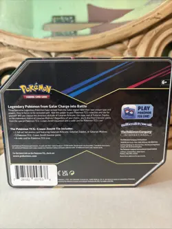 Pokemon TCG Crown Zenith Galarian Articuno Full Tin New and Sealed - Image 3