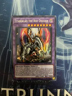 Yu-Gi-Oh Titaniklad the Ash Dragon ROTD-EN038 LP 1st Edition - Image 1
