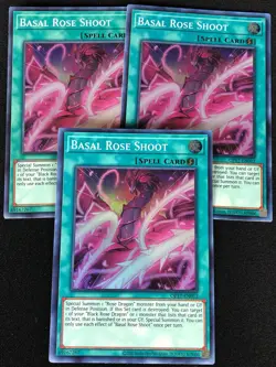 YUGIOH BASAL ROSE SHOOT OP17-EN012 SUPER X3 (NM) - Image 1