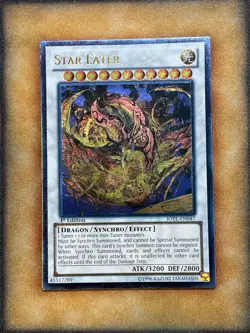 Yugioh Star Eater JOTL-EN047 Ultimate Rare 1st Ed LP - Image 1