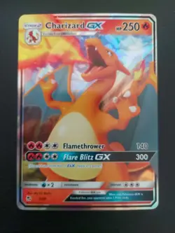 Pokemon TCG Charizard GX 9/68 Hidden Fates Holo Ultra Rare Card - Image 1