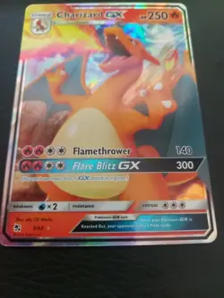 Pokemon TCG Charizard GX 9/68 Hidden Fates Holo Ultra Rare Card - Image 3