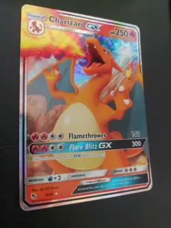Pokemon TCG Charizard GX 9/68 Hidden Fates Holo Ultra Rare Card - Image 4