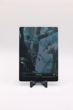 Forest 0371 (Borderless Galaxy Foil) Land MTG Edge of Eternities - Image 1