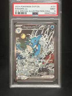 KINGDRA EX Pokemon TCG #131 PSA9 - Scarlet & Violet Promo Card - Special ILLUSTR - Image 1