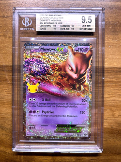 Pokemon Celebrations 54 Mewtwo EX BGS 9.5 Gem Mint Holo Ultra Rare Confetti card - Image 1