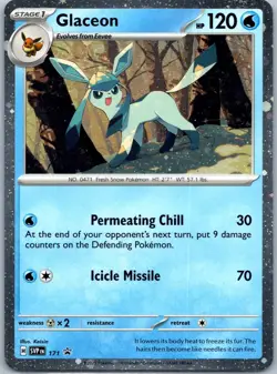 Glaceon - (Cosmos Holo) Promo SV: Scarlet & Violet Promo Cards 171 NM - Image 1