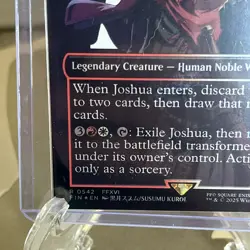 Joshua, Phoenix's Dominant (Borderless/Surge Foil, MTG/FIN #0542) - Image 2