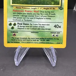 1999 Pokemon TCG Jungle Vileplume Holo Rare Card #15/64 LP Condition - Image 4