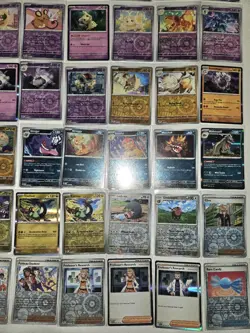 Paldean Fates 63 CARDS REVERSE HOLO/EX LOT Mint 2023 POKEMON SCARLET & VIOLET - Image 4