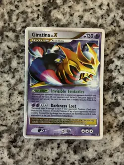 Pokemon Giratina LV.X DP38 Holo Black Star Promo Card - Image 1