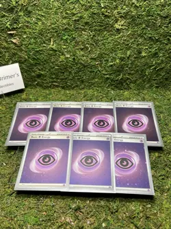 Pokemon Psychic Energy HD Cosmos Holo Card Basic 151 SET OF 7!! - Image 2