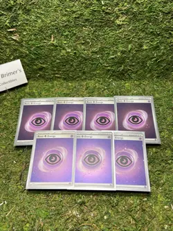 Pokemon Psychic Energy HD Cosmos Holo Card Basic 151 SET OF 7!! - Image 3
