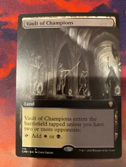 MTG Commander Legends Vault of Champions Extended Art - Image 1