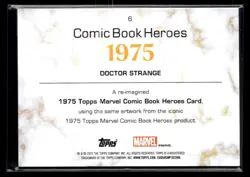 2025 1975 Topps Marvel Comics Doctor Strange Heroes #6 - Image 2