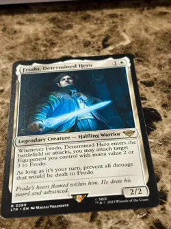 FRODO, DETERMINED HERO Magic MTG Lord of the Rings - Image 1