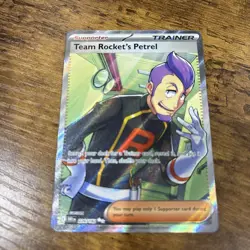 Pokemon TCG Team Rocket's Petrel 226/182 Sv10: Destined Rivals Holo NM - Image 1