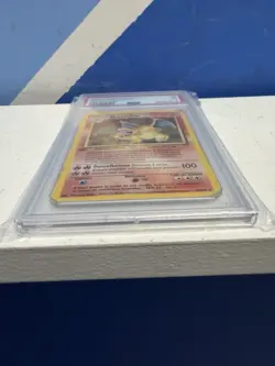 1999 Pokemon French Dracaufeu Base Set Charizard Holo 4/102 PSA 1 - Image 2
