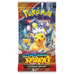 New Pokemon Surging Sparks Scarlet Violet Sealed Booster Pack Random Cover Art - Image 1