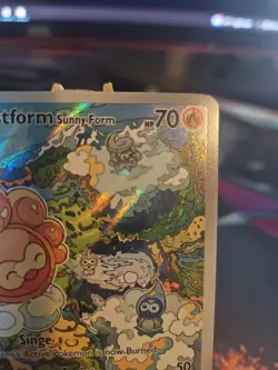 Pokemon TCG Castform Sunny Form Illustration Surging Sparks 195/191 NM - Image 3