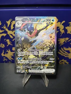 Greninja ex 132 - Pokemon TCG Scarlet & Violet Black Star Promo NM/M - Image 1