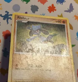 Pokemon TCG Riolu 61/123 Countdown Calendar Snowflake Stamp English 2008 - Image 4