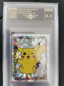 Merlin pokemon Pikachu S6 cracked Ice Foil AP 8,5*mint* - Image 1