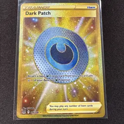 Pokemon Dark Patch Full Art Secret Lost Origin Rare Holo 216/196 NM/M - Image 1