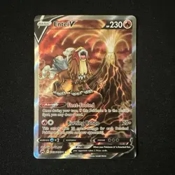 Entei V GG36/GG70 Pokemon TCG Crown Zenith Galarian Galaxy NM Free Shipping - Image 1
