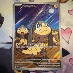 Helioptile 143/132 IR Illustration Rare Mega Evolutions Pokemon TCG NM - Image 1