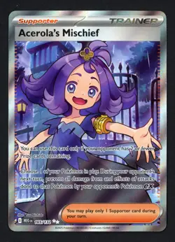 Acerola's Mischief 165/132 ME01: Mega Evolution Ultra Rare Pokemon TCG - Image 1