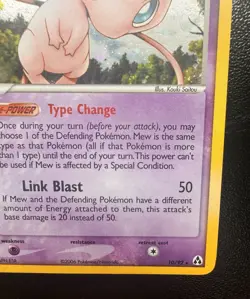 Pokemon TCG Mew 10/92 Holo Rare - EX Legend Maker 2006 NM - Image 5