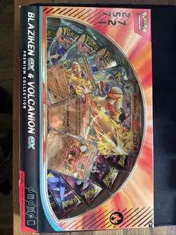Pokemon TCG - Blaziken ex & Volcanion ex Premium Collection SEALED - FAST SHIP - Image 1