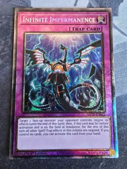 Yugioh Infinite Impermanence MP25-EN032 Starlight Rare LP 1st Edition - Image 1