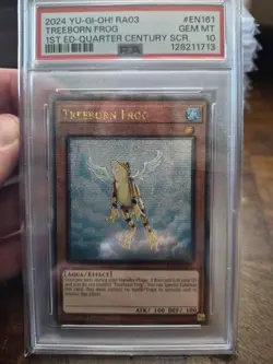 2024 Yu-Gi-Oh! RA03- QUARTER CENTURY BONANZA #EN161 TREEBORN FROG PSA 10 🔥🔥🔥 - Image 2