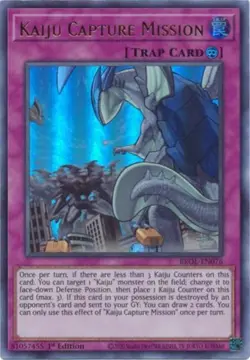 Kaiju Capture Mission - BROL-EN076 - Ultra Rare - 1st Edition - Lightly Played - Image 1