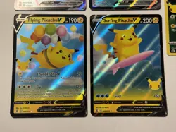 Pokemon Celebrations 25th Anniversary 5 Holo Pikachu Card Lot - Image 2