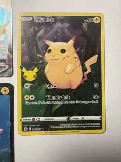 Pokemon Celebrations 25th Anniversary 5 Holo Pikachu Card Lot - Image 4