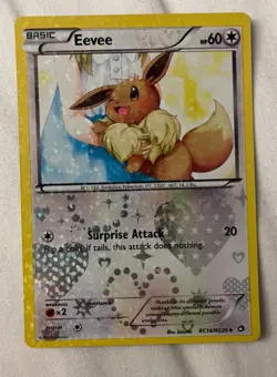 Eevee RC14/RC25 Pokemon Card Legendary Treasures - Radiant Collection NM - Image 1