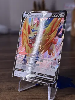 Zamazenta V 139/202 Sword & Shield NM Ultra Rare Pokemon Card - Image 2