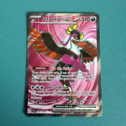 Pokemon TCG Fezandipiti EX Full Art Ultra Rare Holo Card Shrouded Fable 084/064 - Image 1