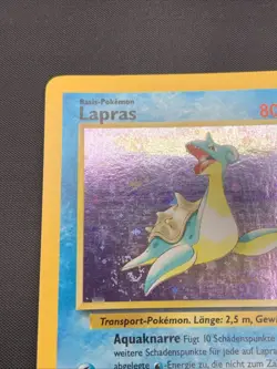 Lapras 10/62 Fossil Holo Rare- German Language Pokemon Card - Image 2