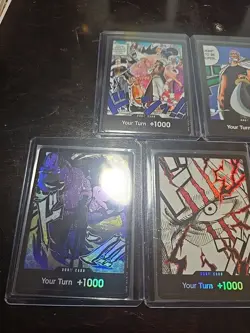 One Piece TCG 10 Don' Foil Cards Holographic 7 Cards - Image 1
