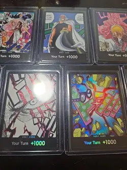 One Piece TCG 10 Don' Foil Cards Holographic 7 Cards - Image 2
