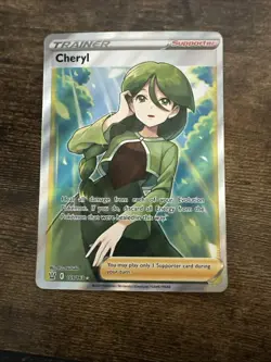 Pokemon Card TCG - Cheryl 159/163 Ultra Rare Full Art Trainer Battle Styles NM - Image 1